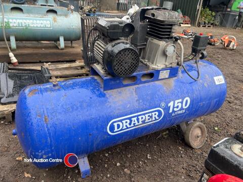 Draper 150L single phase compressor
