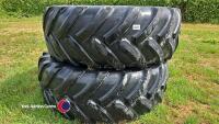 2 Mitchelin Axio BIB 710/78 R42 tyres