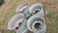 MF front and rear wide wheel set. (grass wheels flotation wheels), front 22.5x16, rear 30x20 - 2