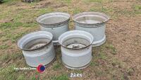 MF front and rear wide wheel set. (grass wheels flotation wheels), front 22.5x16, rear 30x20 - 3