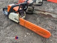 MS180 chainsaw, runs but needs attention - 2