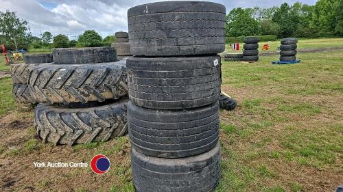 4 x 455/45 R22.5 wheels and tyres