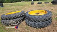 4 row crop wheels 300/95 R46 (12.4R46) from self propelled sprayer