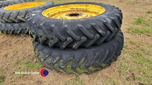 Rear John Deere 6930 row crop wheels Alliance 14.9R46