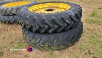 Rear John Deere 6930 row crop wheels Alliance 14.9R46