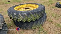 Rear John Deere 6930 row crop wheels Alliance 14.9R46 - 5