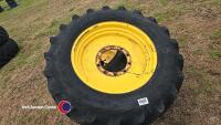 Front John Deere 6930 row crop wheels Alliance 14.9R30 - 2