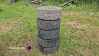 5 x Michelin 225/75R10 wheels and tyres