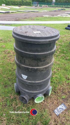 Manhole and lid 4in