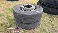 2 x 315 x 70 x 22.5 wheels and tyres - 4