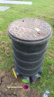 Manhole and lid 4in - 3