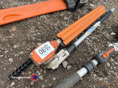 Stihl HL-KM 145 long reach hedge trimmer attachment
