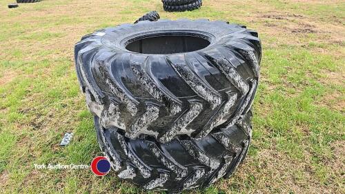 2 x 500 x 70 x 24 telehandler tyres