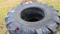 2 x 500 x 70 x 24 telehandler tyres - 2