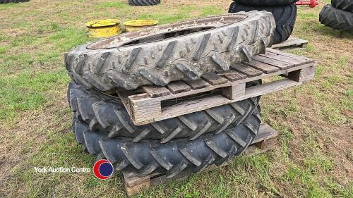 3 x Row crop wheels to fit Ford 6410