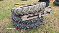 3 x Row crop wheels to fit Ford 6410