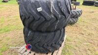 Pair of Floatation 600/50-12.5 tyres for trailer - 5