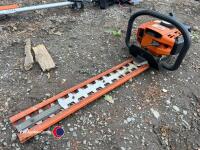 Stihl HSA 50 petrol hedge trimmer, manual in office