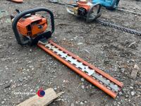 Stihl HSA 50 petrol hedge trimmer, manual in office - 2