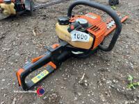 Stihl HSA 50 petrol hedge trimmer, manual in office - 3