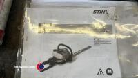 Stihl HSA 50 petrol hedge trimmer, manual in office - 4