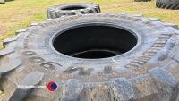 2 x Trellborg 650/85R38 tyres - 2