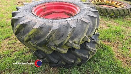 Pair 14.9 x 26 wheels