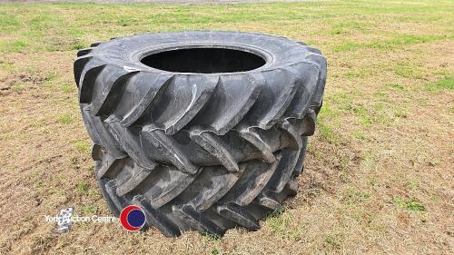 Pair of Michelin 480/65R28 tyres