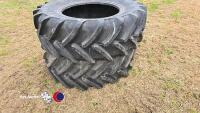 Pair of Michelin 480/65R28 tyres - 4