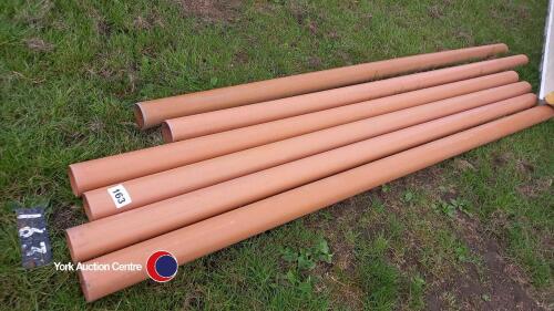 6 x lengths of drain pipe