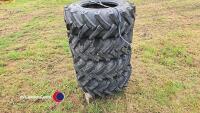 4 x dumper tyres 255/75/15.3 - 4