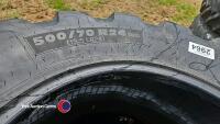2 Mitchelin Tyres 500/70 R24 - 3