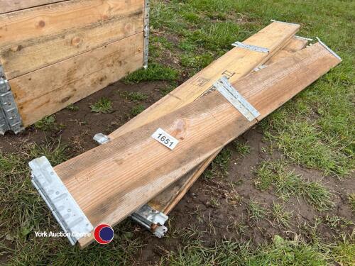 3 x raised bed sections ideal for veg plots