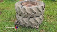 Manitou rough terrain forklift wheels and tyres, 14.9R24 - 4