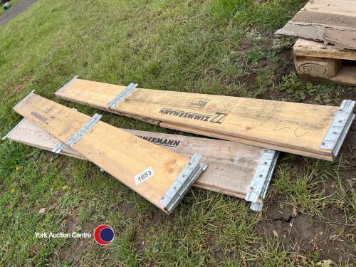 3 x raised bed sections ideal for veg plots