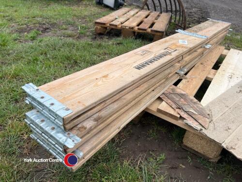 3 x raised bed sections ideal for veg plots