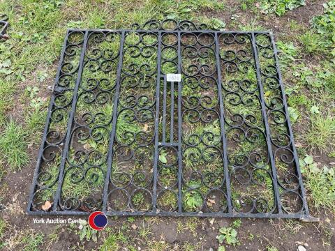 Wrought iron gate 123cm x 102cm