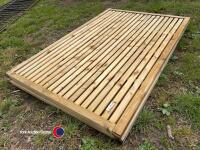 2 x new garden fence panels 1.2m x 1.8m - 2