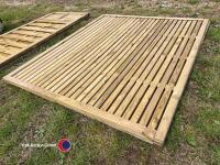 2 x new garden fence panels 1.5m x 1.8m
