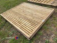 2 x new garden fence panels 1.5m x 1.8m - 2