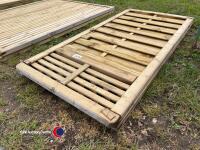 2 x new garden fence panels 900mm x 1800mm - 2