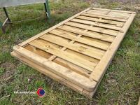 2 x new garden fence panels 900mm x 1800mm - 3