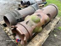 2 x chimney pots - 2