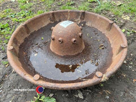 Cast iron garden troughs