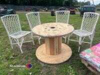 Garden table and 4 chairs - 2
