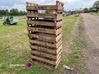 10 x vintage seed boxes