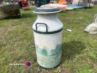 Decorative milk churn