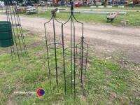 3 x garden obelisks