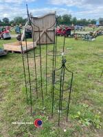 3 x garden obelisks - 2