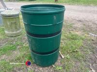 Plastic water butt
